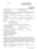 Đề ôn thi thử môn hóa  (950)