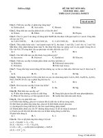 Đề ôn thi thử môn hóa   (555)