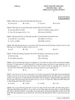Đề ôn thi thử môn hóa  (921)