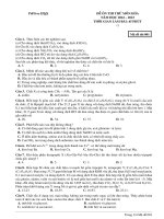 Đề ôn thi thử môn hóa  (164)