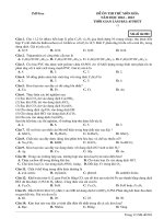 Đề ôn thi thử môn hóa  (873)