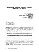 Một hướng dạy từ đồng âm cho sinh viên nước ngoài tại Trường Đại học Hải Phòng
