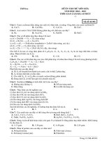 Đề ôn thi thử môn hóa  (916)