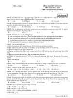 Đề ôn thi thử môn hóa  (270)