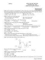 Đề ôn thi thử môn hóa  (934)
