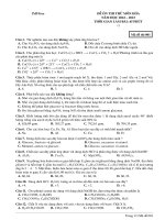 Đề ôn thi thử môn hóa  (931)