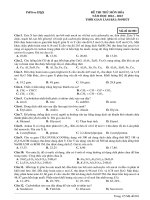 Đề ôn thi thử môn hóa   (748)