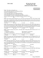 Đề ôn thi thử môn hóa   (613)