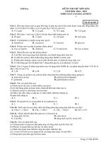 Đề ôn thi thử môn hóa  (630)