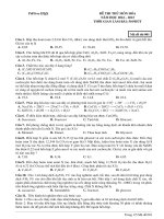 Đề ôn thi thử môn hóa   (611)