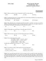 Đề ôn thi thử môn hóa  (18)