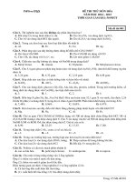 Đề ôn thi thử môn hóa   (673)