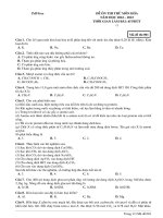Đề ôn thi thử môn hóa  (741)