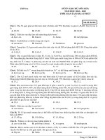 Đề ôn thi thử môn hóa  (695)