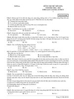 Đề ôn thi thử môn hóa  (743)