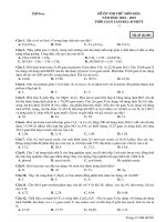 Đề ôn thi thử môn hóa  (871)