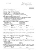 Đề ôn thi thử môn hóa  (253)
