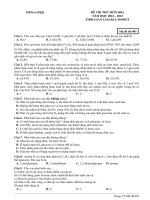 Đề ôn thi thử môn hóa   (773)