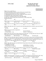 Đề ôn thi thử môn hóa   (818)