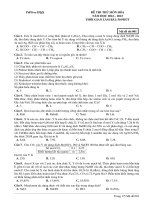 Đề ôn thi thử môn hóa   (803)