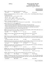 Đề ôn thi thử môn hóa  (636)