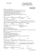 Đề ôn thi thử môn hóa  (211)
