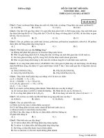 Đề ôn thi thử môn hóa  (448)