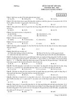 Đề ôn thi thử môn hóa  (696)