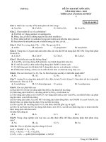 Đề ôn thi thử môn hóa  (637)