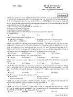 Đề ôn thi thử môn hóa   (821)