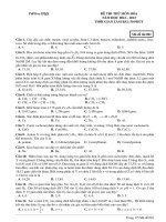 Đề ôn thi thử môn hóa   (723)