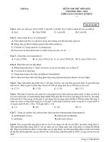 Đề ôn thi thử môn hóa  (946)