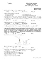 Đề ôn thi thử môn hóa  (982)