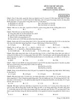 Đề ôn thi thử môn hóa  (943)