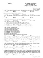 Đề ôn thi thử môn hóa  (971)