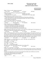 Đề ôn thi thử môn hóa   (801)
