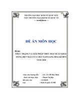 Chuyên đề thực tập  thực trạng và giải pháp thúc đẩy xuất khẩu hàng dệt may của việt nam sang hoa kì đến năm 2020