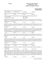 Đề ôn thi thử môn hóa  (952)