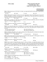 Đề ôn thi thử môn hóa  (462)