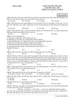 Đề ôn thi thử môn hóa  (447)