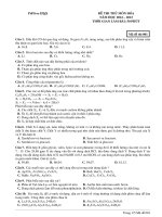 Đề ôn thi thử môn hóa   (597)