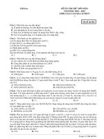 Đề ôn thi thử môn hóa  (976)