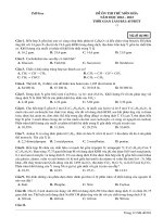 Đề ôn thi thử môn hóa  (736)