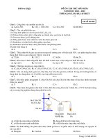 Đề ôn thi thử môn hóa  (222)