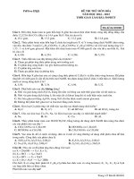Đề ôn thi thử môn hóa   (816)