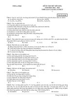 Đề ôn thi thử môn hóa  (481)