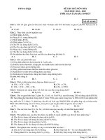 Đề ôn thi thử môn hóa   (698)