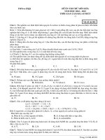 Đề ôn thi thử môn hóa  (330)