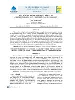 Văn hóa học đường góp phần nâng cao chất lượng giáo dục, phát triển nguồn nhân lực