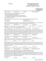 Đề ôn thi thử môn hóa  (588)
